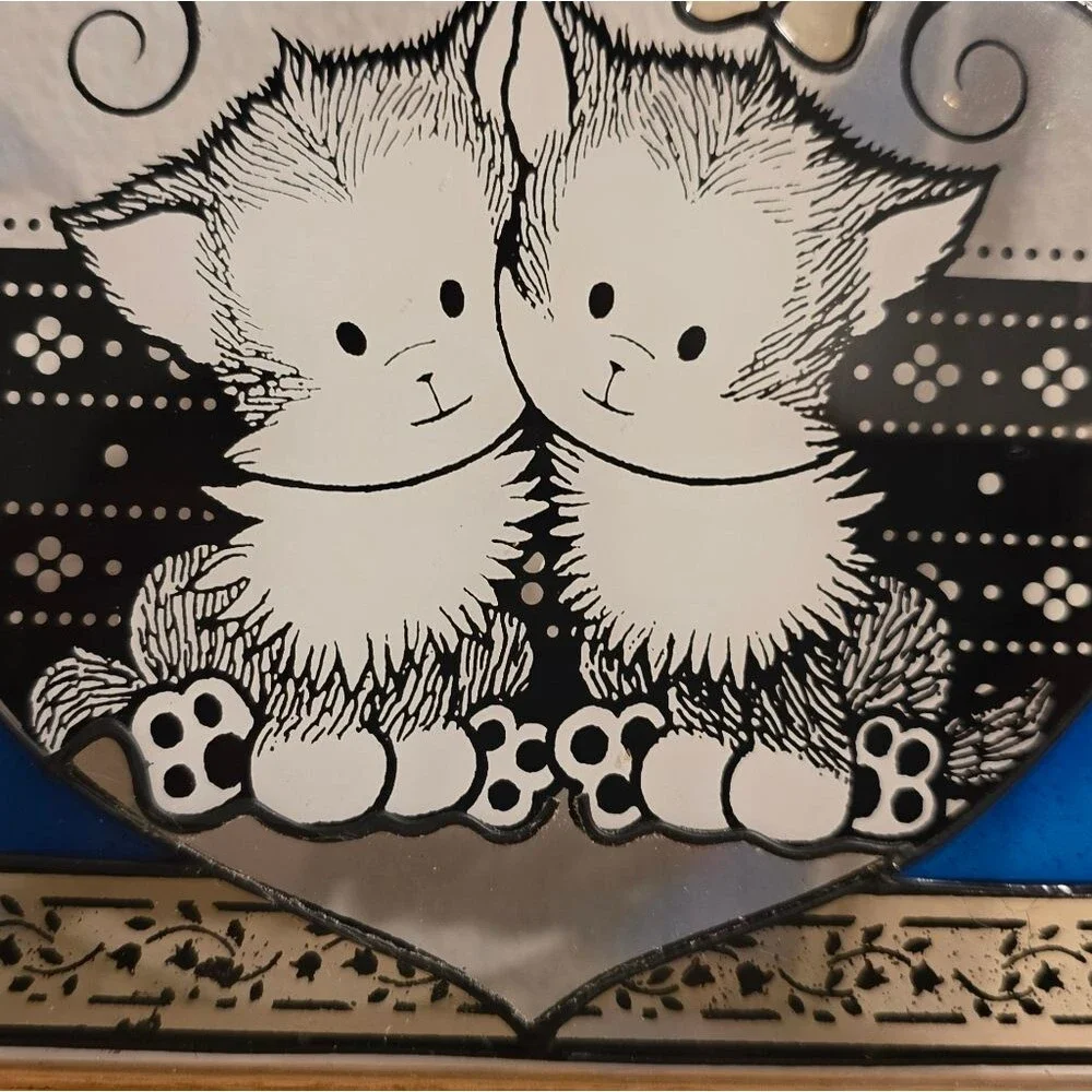 Stained Glass Suncatcher Framed Art Sister